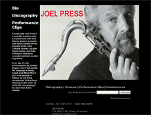 Tablet Screenshot of joelpress.com